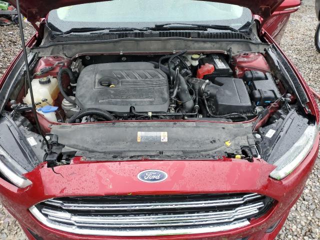 3FA6P0HD5GR298316 - 2016 FORD FUSION SE MAROON photo 11