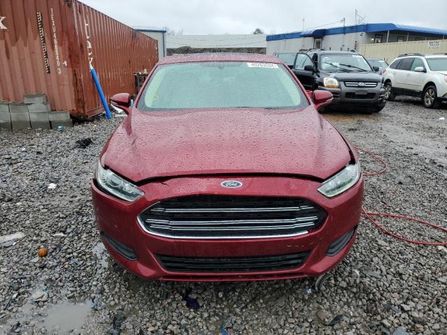 3FA6P0HD5GR298316 - 2016 FORD FUSION SE MAROON photo 5