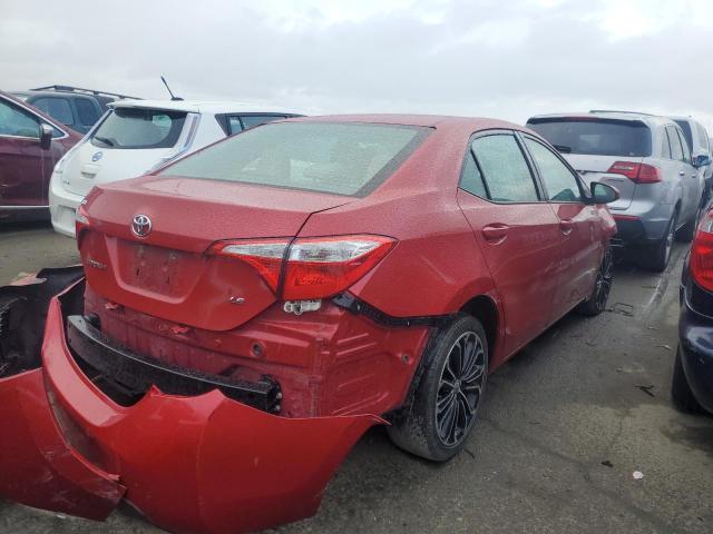 5YFBURHE2EP056357 - 2014 TOYOTA COROLLA L RED photo 3