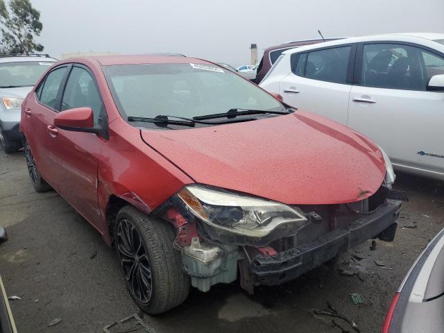 5YFBURHE2EP056357 - 2014 TOYOTA COROLLA L RED photo 4