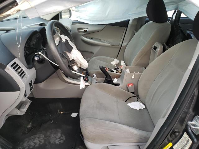 5YFBU4EE1CP034161 - 2012 TOYOTA COROLLA BASE CHARCOAL photo 7