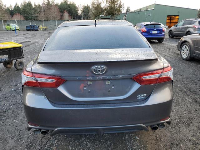 4T1K61BK1LU017930 - 2020 TOYOTA CAMRY XSE GRAY photo 6