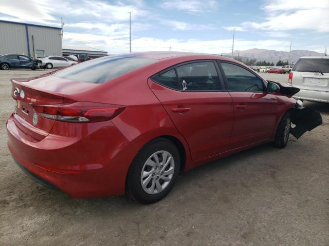 5NPD74LF2JH271828 - 2018 HYUNDAI ELANTRA SE RED photo 3