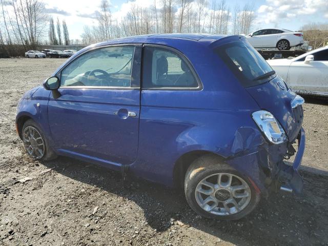 3C3CFFAR6ET165187 - 2014 FIAT 500 POP BLUE photo 2