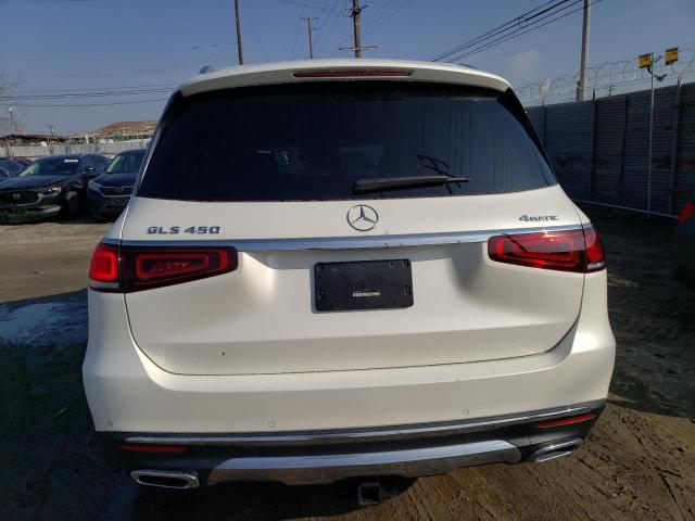 4JGFF5KE9LA272619 - 2020 MERCEDES-BENZ GLS 450 4MATIC WHITE photo 6