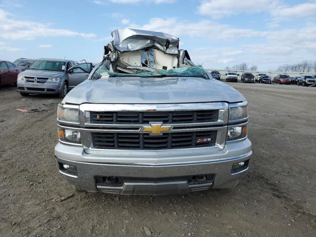 1GCVKREC5EZ407483 - 2014 CHEVROLET SILVERADO K1500 LT SILVER photo 5