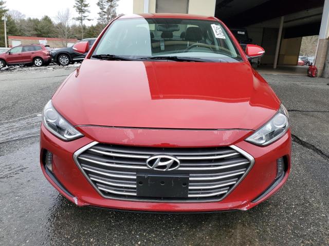 KMHD84LF5HU310761 - 2017 HYUNDAI ELANTRA SE RED photo 5