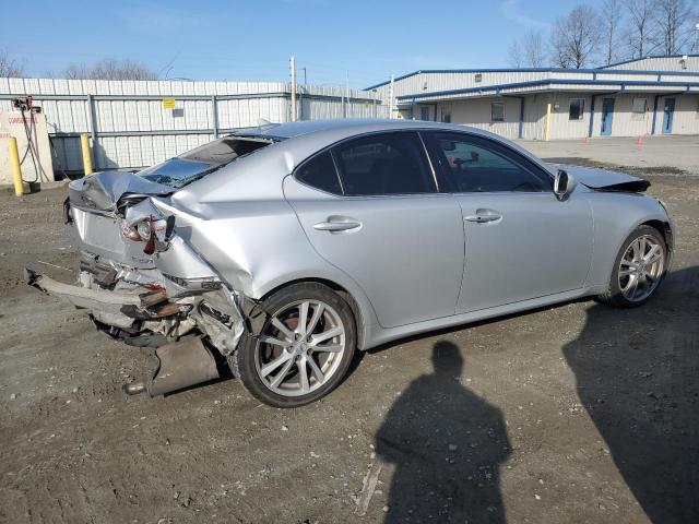 JTHBK262772045957 - 2007 LEXUS IS 250 SILVER photo 3