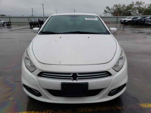 1C3CDFCH3DD232844 - 2013 DODGE DART LIMITED WHITE photo 5