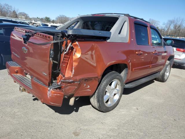 3GNFK12377G310970 - 2007 CHEVROLET AVALANCHE K1500 ORANGE photo 3