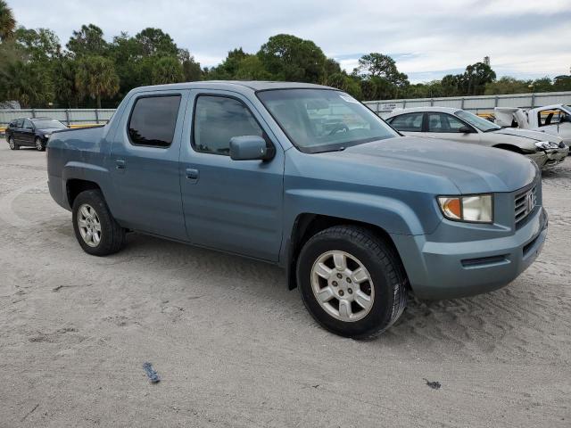 2HJYK16566H563771 - 2006 HONDA RIDGELINE RTL BLUE photo 4