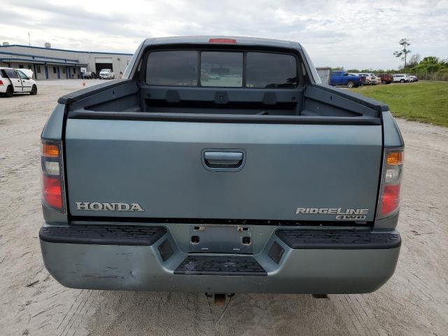 2HJYK16566H563771 - 2006 HONDA RIDGELINE RTL BLUE photo 6