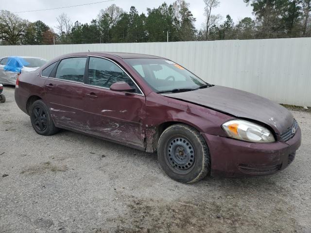 2G1WB58K079320435 - 2007 CHEVROLET IMPALA LS BURGUNDY photo 4