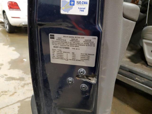 4NUDT13S772700855 - 2007 ISUZU ASCENDER S Grafit foto 12