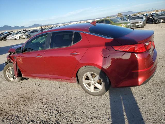 5XXGM4A72FG485979 - 2015 KIA OPTIMA LX RED photo 2