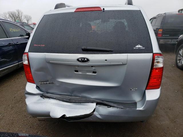 KNDMB233876163760 - 2007 KIA SEDONA EX SILVER photo 6