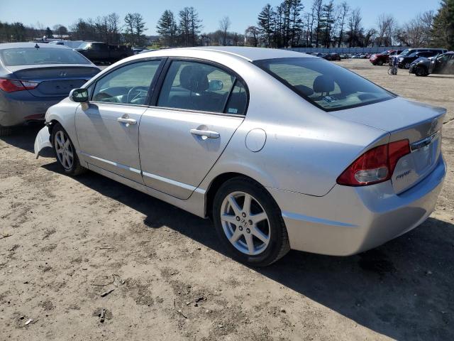 2HGFA16589H322069 - 2009 HONDA CIVIC LX SILVER photo 2