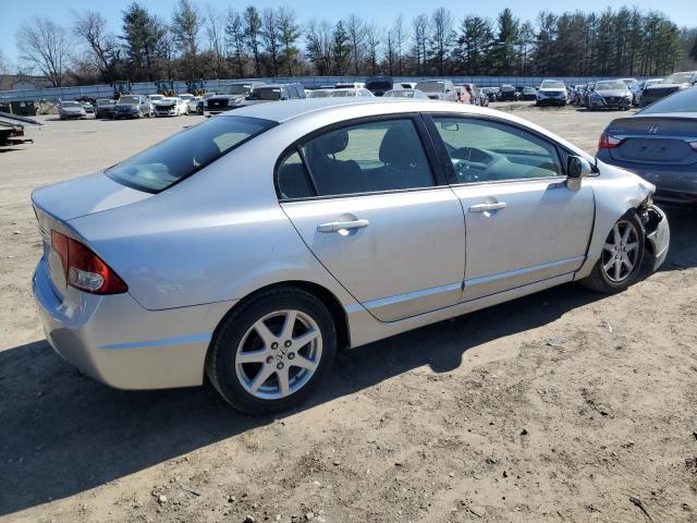 2HGFA16589H322069 - 2009 HONDA CIVIC LX SILVER photo 3