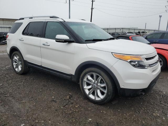 1FM5K8F8XDGA66009 - 2013 FORD EXPLORER LIMITED WHITE photo 4