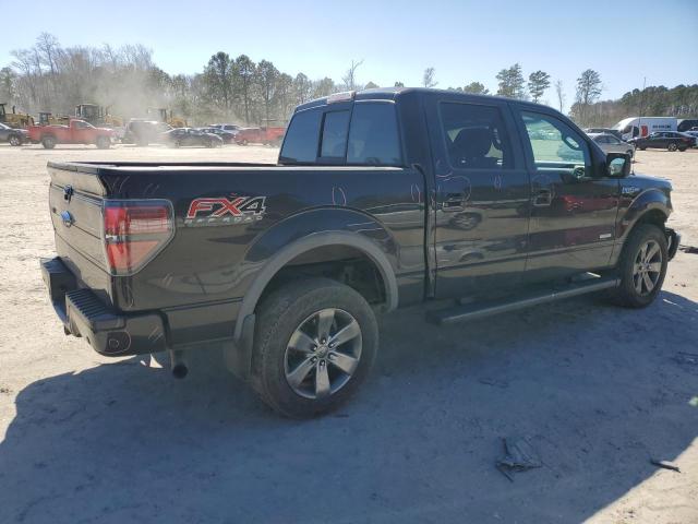 1FTFW1ET1EFC98676 - 2014 FORD F150 SUPERCREW BLACK photo 3