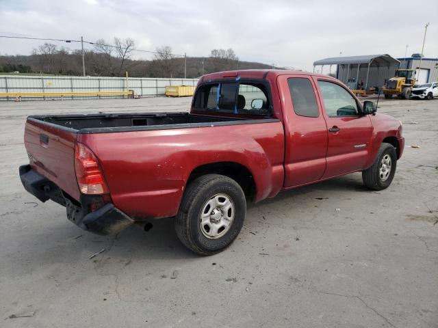5TETX22N55Z139965 - 2005 TOYOTA TACOMA ACCESS CAB მუქწითელი ფოტო 3