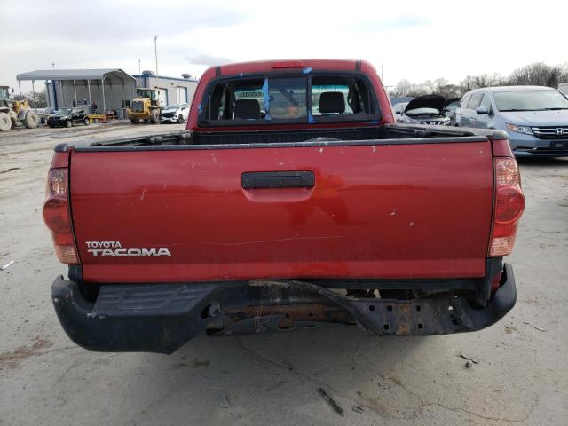 5TETX22N55Z139965 - 2005 TOYOTA TACOMA ACCESS CAB მუქწითელი ფოტო 6
