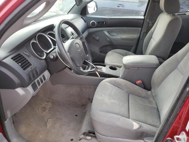 5TETX22N55Z139965 - 2005 TOYOTA TACOMA ACCESS CAB მუქწითელი ფოტო 7