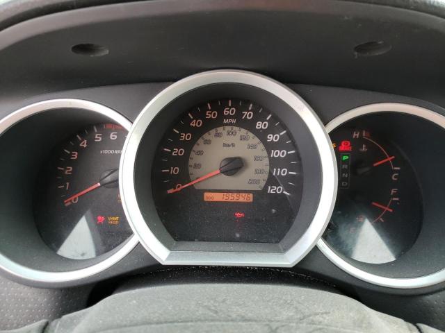 5TETX22N55Z139965 - 2005 TOYOTA TACOMA ACCESS CAB მუქწითელი ფოტო 9