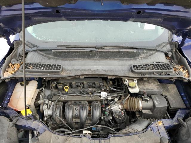 1FMCU0F74EUD29592 - 2014 FORD ESCAPE S BLUE photo 12