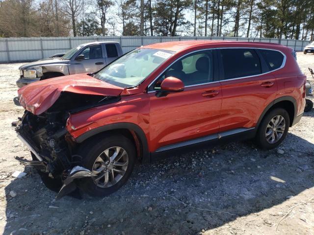 5NMS23AD2KH096657 - 2019 HYUNDAI SANTA FE SE ORANGE photo 1