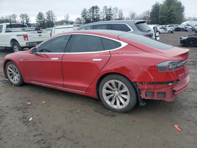 5YJSA1E29GF148827 - 2016 TESLA MODEL S 红色 照片 2