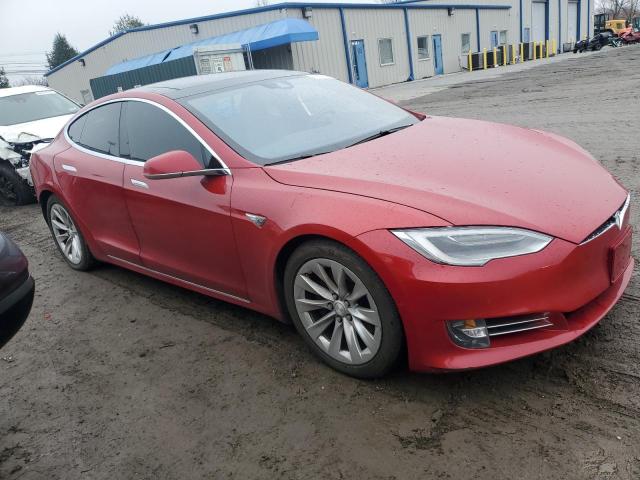 5YJSA1E29GF148827 - 2016 TESLA MODEL S RED photo 4