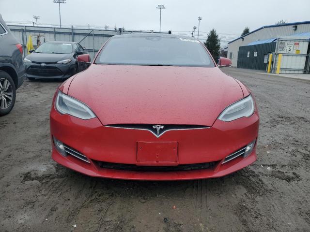 5YJSA1E29GF148827 - 2016 TESLA MODEL S RED photo 5