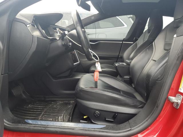 5YJSA1E29GF148827 - 2016 TESLA MODEL S 红色 照片 7