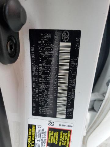 4T1G11AK5PU728476 - 2023 TOYOTA CAMRY SE NIGHT SHADE WHITE photo 12