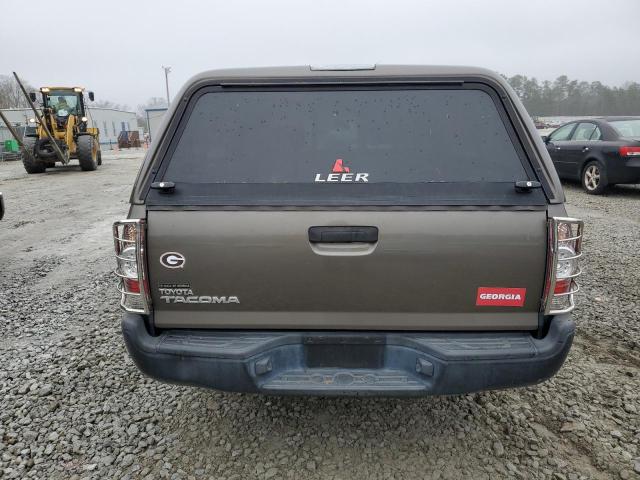 5TENX4CN0AZ733960 - 2010 TOYOTA TACOMA GRAY photo 6