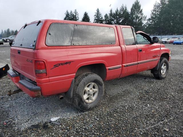 3B7HF13Z8WG227510 - 1998 DODGE RAM 1500 RED photo 3