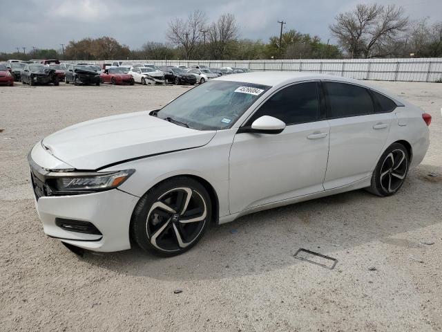 1HGCV1F33KA134246 - 2019 HONDA ACCORD SPORT WHITE photo 1