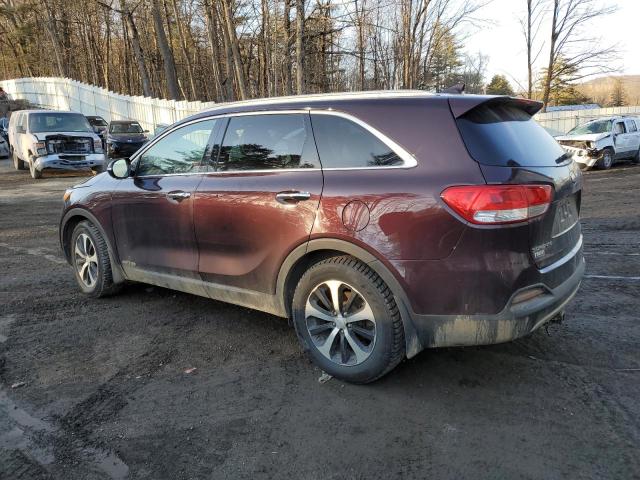 5XYPHDA53GG060772 - 2016 KIA SORENTO EX RED photo 2