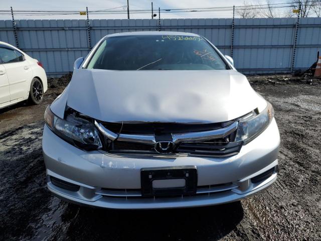 19XFB2F88CE325858 - 2012 HONDA CIVIC EX SILVER photo 5