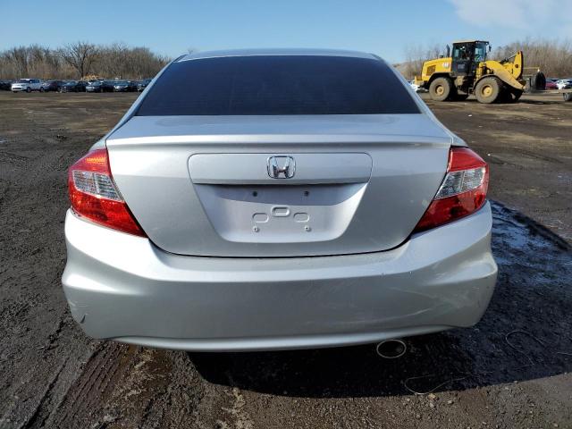 19XFB2F88CE325858 - 2012 HONDA CIVIC EX SILVER photo 6