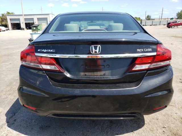 19XFB2F54DE090169 - 2013 HONDA CIVIC LX BLACK photo 6