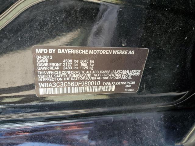 WBA3C3C56DF980010 - 2013 BMW 320 I XDRIVE BLACK photo 12