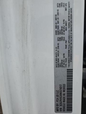 3C6LRVVGXME574017 - 2021 RAM PROMASTER 2500 STANDARD WHITE photo 13