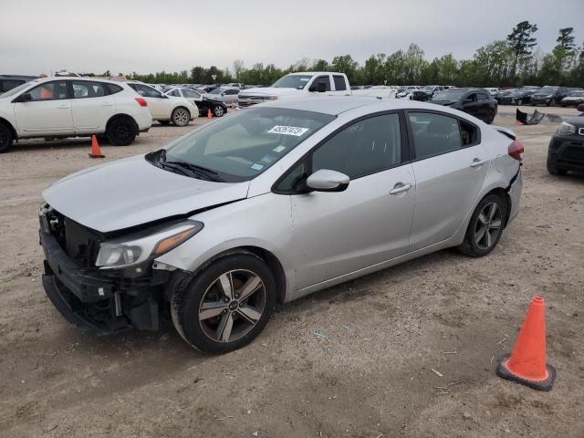 3KPFL4A78JE269070 - 2018 KIA FORTE LX SILVER photo 1