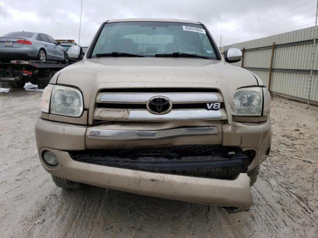 5TBDT44166S510824 - 2006 TOYOTA TUNDRA DOUBLE CAB SR5 TAN photo 5