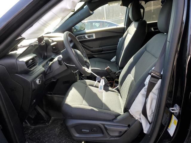 1FM5K8AB4MGC38747 - 2021 FORD EXPLORER POLICE INTERCEPTOR შავი ფოტო 7