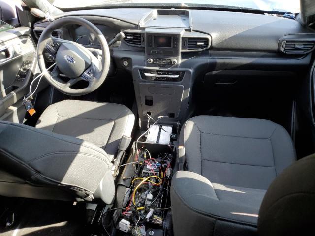 1FM5K8AB4MGC38747 - 2021 FORD EXPLORER POLICE INTERCEPTOR შავი ფოტო 8