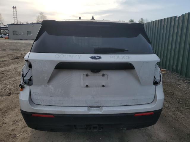 1FM5K8AB4MGA50861 - 2021 FORD EXPLORER POLICE INTERCEPTOR WHITE photo 6