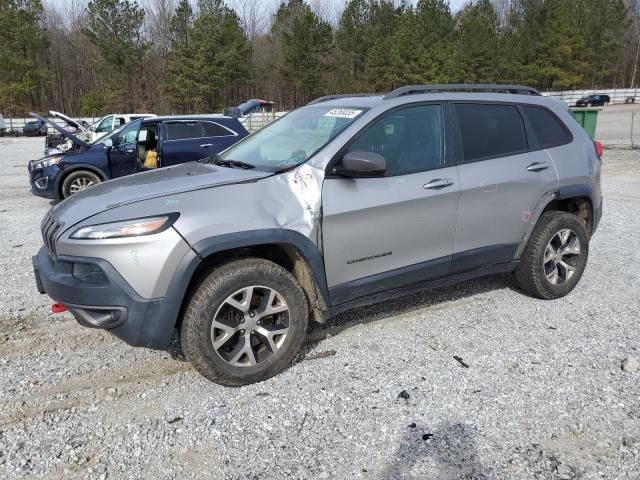 1C4PJMBS2FW527254 - 2015 JEEP CHEROKEE TRAILHAWK SILVER photo 1